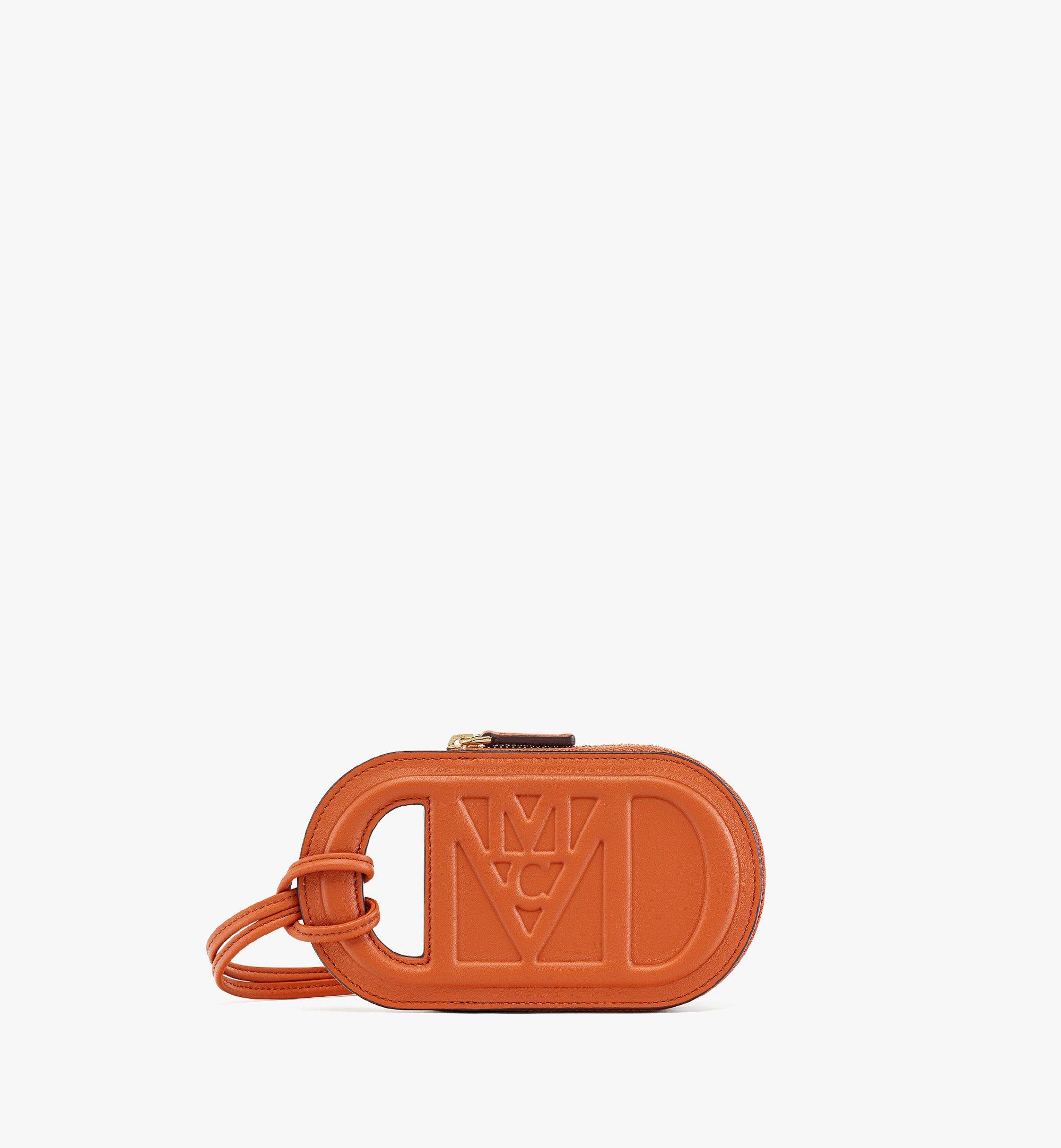 Mode Travia Logo Card Holder in Spanish Nappa Leather 1